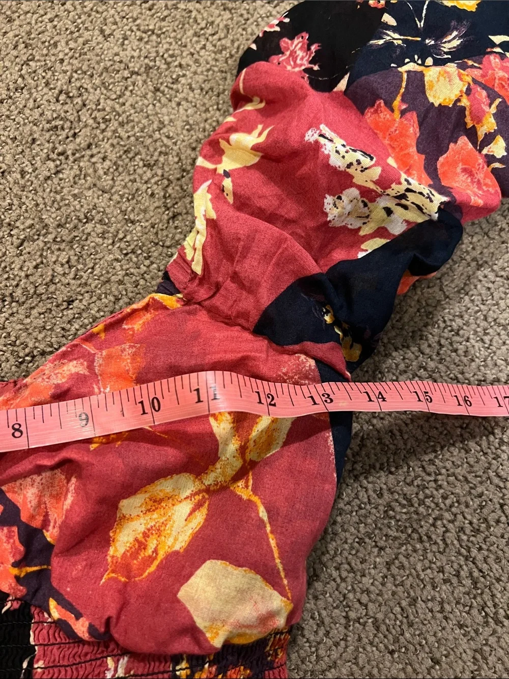 Free People Sun-drenched floral patchwork summer dress medium